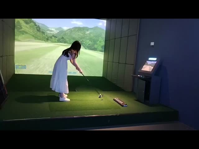 Digital Interactive Golf Game Indoor Golf Simulator ALL IN ONE