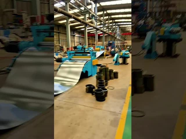 10Sets  Blades Steel Coil Slitter Machine Speed 0-100m/min Thickness 0.3-3mm