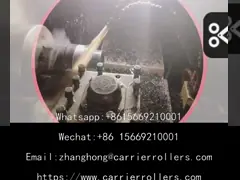 Excavator Front Idler Roller For Hitachi EX40 / Sumitomo SH60 / Kobelco SK30