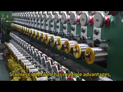 Medium Hard Bright 304 / 316 Stainless Steel Wire 0.02-20mm  High Strength