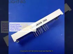 Common Anode Super Bright Red 14.2mm 5 Digit 7 Segment LED Display