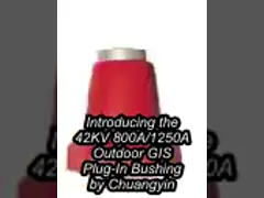 42KV 800A /1250A Outdoor GIS Plug In Bushing IEC Epoxy Resin