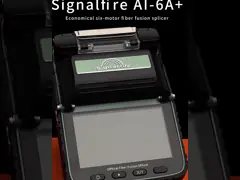 AI-6A + Fusion Splicer-elektrode Ftth Fiber Optic Lassing Splicing Machine Fiber Optic Splicing Machine