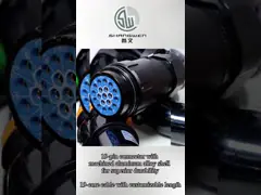 Powercon True1 Ứng dụng công nghiệp IP67 Không thấm nước kết nối nam Split Cable Extension 6 đầu dây điện cho thương mại