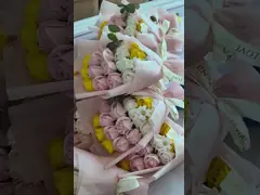 18-rose soap flower gift box, soap flower bouquet, Valentine's Day, Christmas gift, birthday small present, cross-border supply