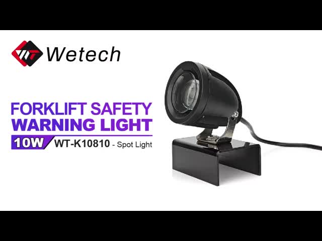 10V - 80V DCフォークリフト リバースライト 防水フォークリフト ブルースポット警告ライト