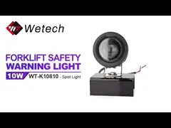 10V - 80V DC Forklift Reverse Light กันน้ํา Forklift แสงเตือนจุดสีฟ้า