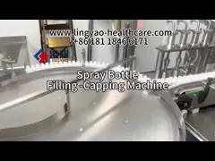 Kleine flessenvulmachine voor vitamine D3 sprays en aromatherapie essentiële oliën, High Speed GMP productie machine met Siphon vulnaalden