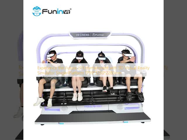 Entertainment 9D Virtual Reality Simulator Single-Platform 1709*3250*2280mm