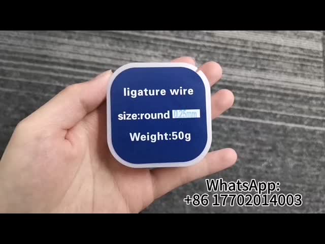Class II Dental Surgical Orthodontic Ligature Wire 0.2mm 0.25mm 0.3mm Round Stainless Steel
