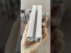 Il dissipatore di calore 6063 6061 6005 ha espulso profilo di alluminio con lavorare di CNC