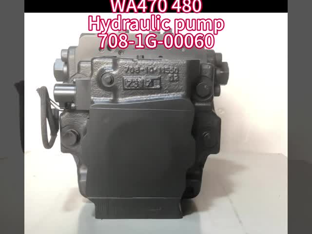 Carregador de rodas WA470-6 WA480 Bomba hidráulica principal 708-1G-00060 Bomba de carregador