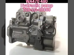Máy nạp bánh WA470-6 WA480 Máy bơm thủy lực chính 708-1G-00060 Máy bơm nạp
