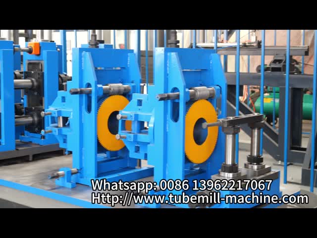 Cold Rolled Steel Strip Tube Mill Machine ZY16 Φ8-18mm HF Welded Pipe Making