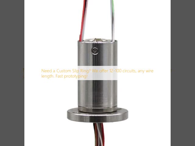 Smooth Data Transfer with 0-250VDC/2A Mini Slip Ring for High-Performance Needs