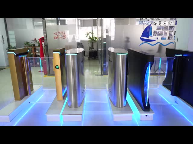Torniquete bidirecional IP54 da porta de deslizamento de Access Control System do leitor do RFID