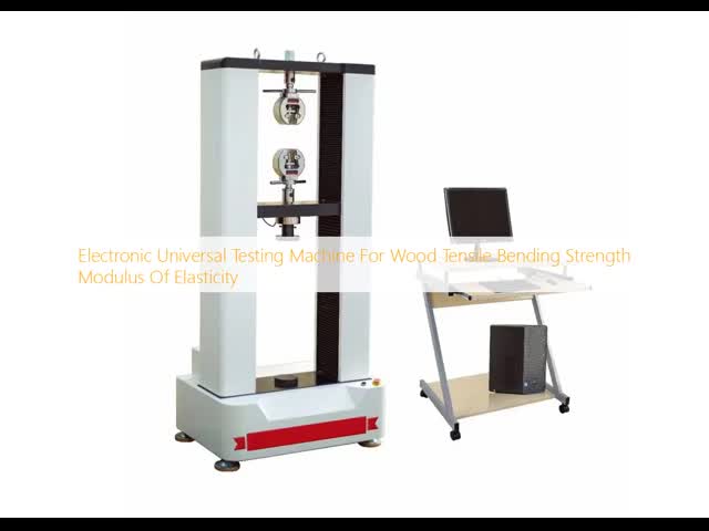 Electronic Universal Testing Machine For Wood Tensile Bending Strength Modulus Of Elasticity