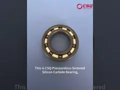 6006ce Pressureless sintered Silicon Carbide Bearings Ideal For acid/alkali pumps handling corrosive media