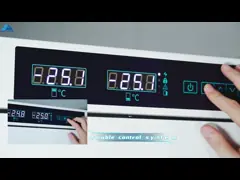 25度引く引出しが付いている深い医学のフリーザー冷却装置を立てる直接冷却の直立物