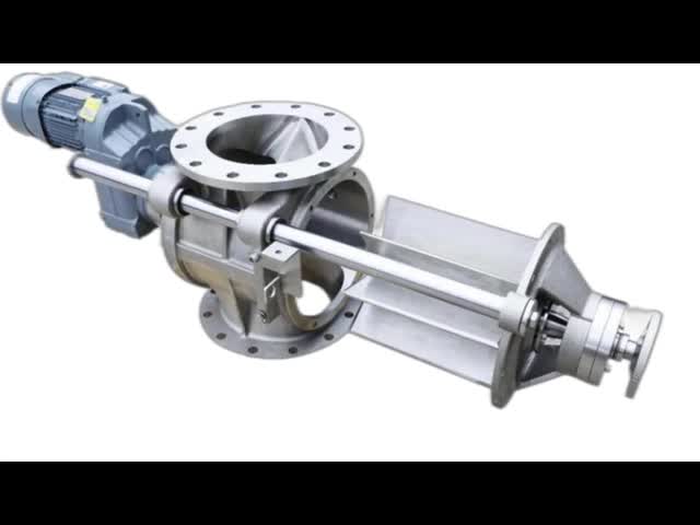 316 Stainless Steel Direct Drive Powder Rotary Valve For Sanitary Application