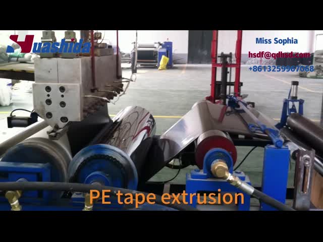 PE Cold Applied Tape Pipeline Anticorrosion Wrap Tape Making Line