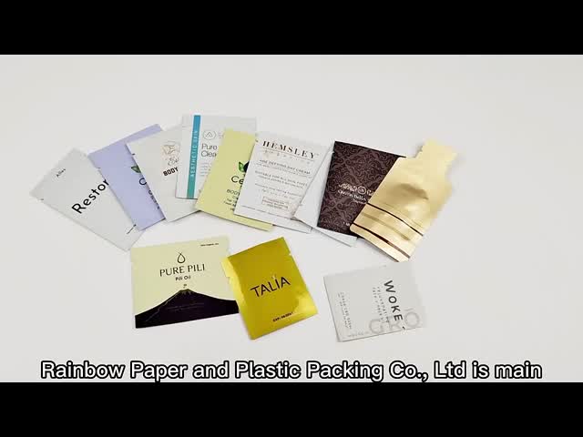  Cosmetic Sachet for Skincare Face Cream Lotion Cleaning Skincare Sample Packaging 1ml 2ml 5ml 10ml  Plastic Bag
