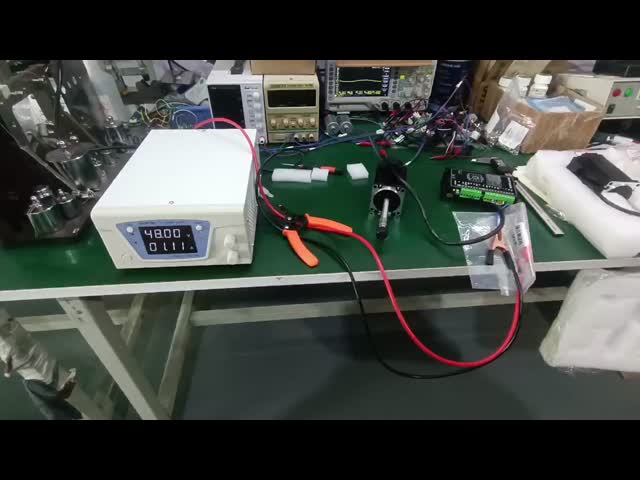 60mm カスタムブラシレスモーター 250W NEMA 24 BLDC モーター 48V 11000rpm 0.22N.m CNC マシン 彫刻 機械