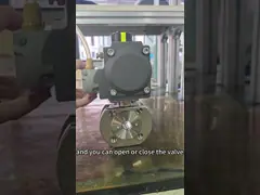 Stainless Steel Flange End Vacuum Ball Valve With Pneumatic Actuator DIN Standard