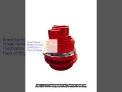 Onderdelen voor hydraulische motoren met een hoog koppel en een lage snelheid voor bouwmachines