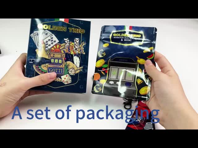 Custom Printed 3.5g 7g Mylar Zipper Bag