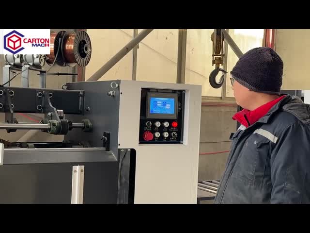 Машина для сшивки коробок из гофрированного картона Руководство по четырем сервоприводам