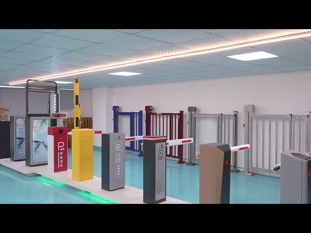 Barreira de veículo elétrica com braço de cerca HCW 160W 60kg com luz LED