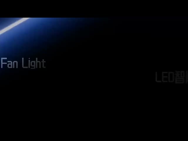 低騒音 20 インチ LED チェンデリア 天井扇風機 LED 光とリモコン