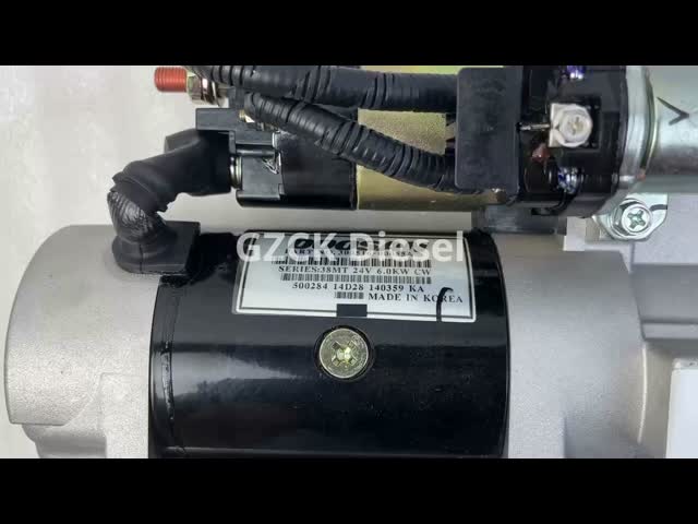 Motor de arranque de 24V 300516-00055 300516-00055A 300516-00055B 300516-00055C 65.26201-7070D El video