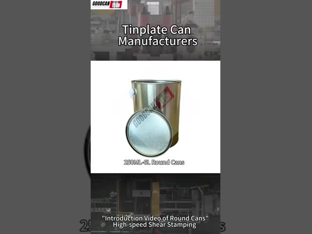 Empty Metal Paint Can With Lid 3liter 2.5liter Poly Putty Round Tin Cans OEM Printing