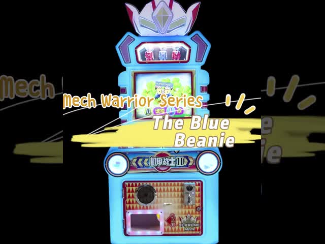 Gerenciamento de Moedas Aventuras de Mech Warrior Little Blue Hat Jogos de Arcade para Crianças