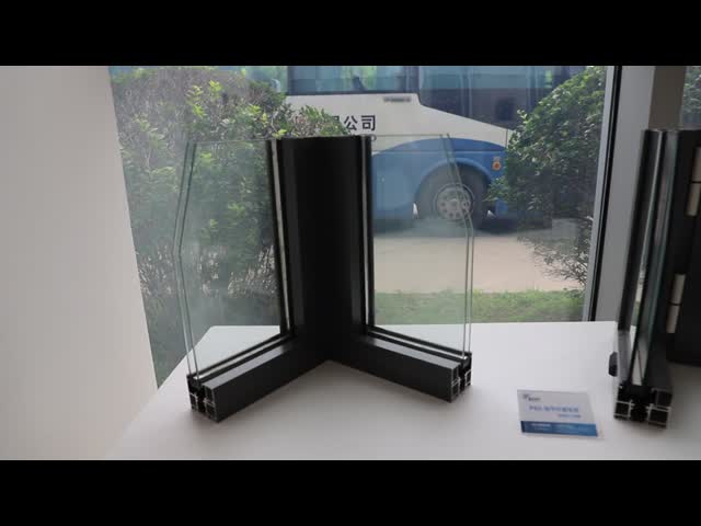 Insect proof Aluminium Casement Window Heat Insulation Impact Resistant