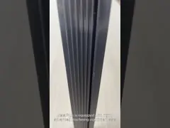 Industry Aluminum Extrusions Shapes Bronze Black Golden Silver