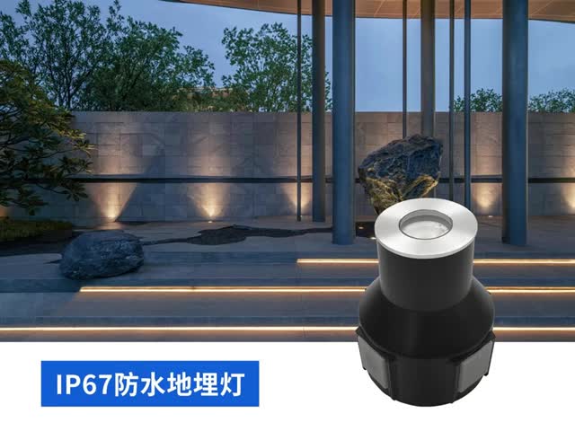 LED グラウンド埋葬ライト ステンレス鋼 316 1w 2w 3w DC 24v プラスチックバックボックス