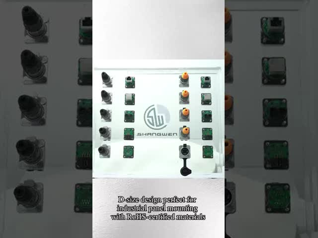 電気用 防水 Rj45 女性接続 屋外産業用シャシー接続