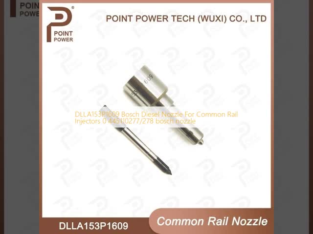 Bocal diesel de DLLA153P1609 Bosch para injetores comuns do trilho 0 bocal de 445110277/278 bosch