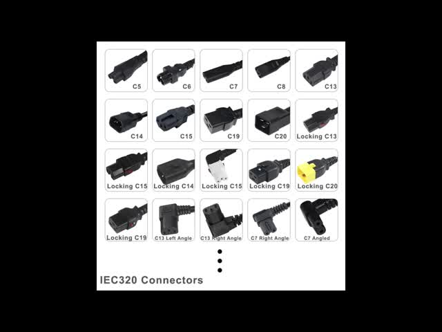 Extensão 16A Fêmea Iec C13 Fêmea Para C20 Macho Pdu Cordão de Alimentação Com Outro Plug Standard