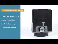 Appareil d'ouverture de porte coulissante résidentielle PY500AC 220V 110V 600kg Appareil d'ouverture de porte coulissante automatique