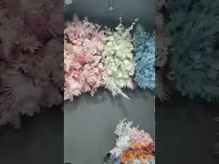 Полное небо с листьями, звездные зеленые растения, имитируемые цветы, кленовые листья, свадебное украшение, медведица, свадебное домашнее украшение