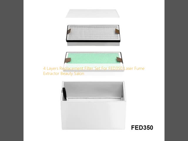 4 層 交換フィルターセット FED350 レーザー煙抽出器 美容室