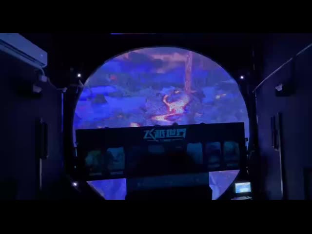 Immersive VR Dome Cinema with 8K Resolution and 3-5.2m Screen for 4-20 Players in Theme Parks