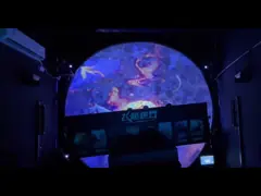 Immersive VR Dome Cinema with 8K Resolution and 3-5.2m Screen for 4-20 Players in Theme Parks