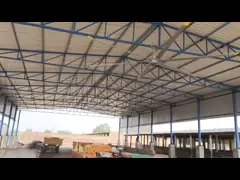 Industrial Ceiling Fans with Gearbox Motor or Pmsm Motor Configured Hvls Fan as Air Blower for Warehouse Ventilation and Cooling