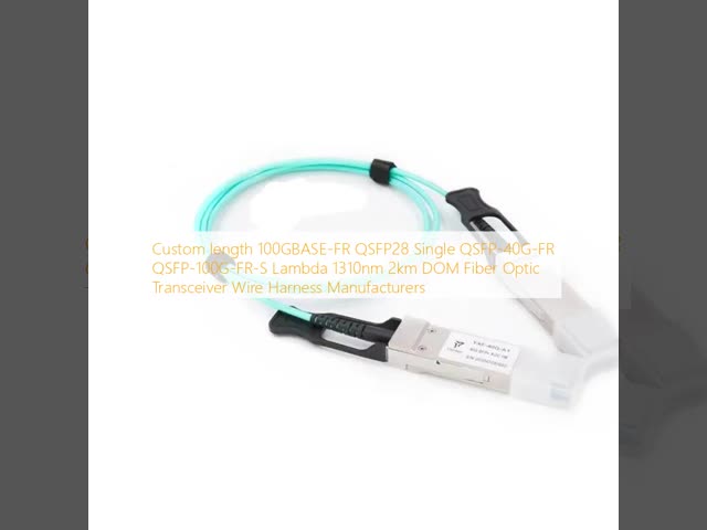 QSFP-40Gアクティブ光ケーブル OM3 1M 2M 3M 5M 7M 10M QSFP28 100G to 100G AOCケーブルワイヤーハーネスメーカー