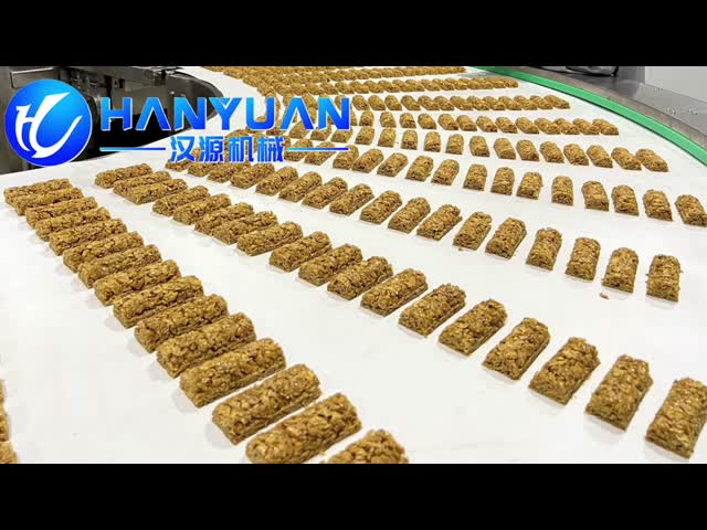 Automatic High Capacity Stainless Steel Cereal Bar Cutting Machine video